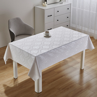 Nappe en PVC nacré RNPT, imperméable, gaufrée, en vinyle, résistante à l'huile, facile à nettoyer, pour salle à manger et cuisine