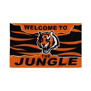 Bandiera di calcio in poliestere 3 * 5FT bandiera di <span class=keywords><strong>BENGALS</strong></span> promozione economica su misura all'ingrosso - Product Image 3