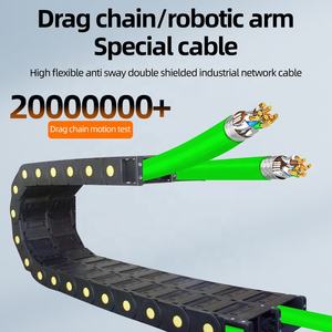 Câble réseau d'automatisation industrielle M12 <span class=keywords><strong>RJ45</strong></span> Profinet EtherCat <span class=keywords><strong>Cat</strong></span> 5E/6/<span class=keywords><strong>6A</strong></span>/7 Gigabit à double blindage de qualité industrielle - Product Image 5