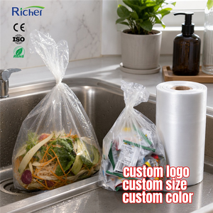 Ice Cube Freezer LDPE Roll <b>Bags</b> Transparent Plastic for Ice Dispensing Machine Cold Storage Frozen Self-Serve Packaging - Product Image 1