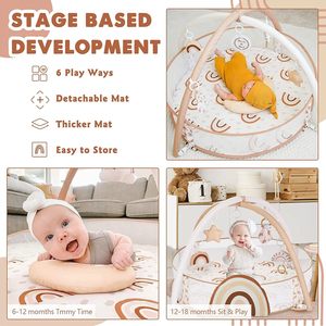 Gimnasio y Piscina de <span class=keywords><strong>Pelotas</strong></span> para Bebés, para la Exploración Sensorial y el Desarrollo de Habilidades Motoras, Gimnasio de Juegos para Bebés y Niños Pequeños - Product Image 6