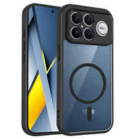 Funda magnética a prueba de golpes para Xiaomi Poco F8 Ultra/F7 Ultra/F7 Pro/x7 Pro/M8 Pro, cubierta trasera mate translúcida