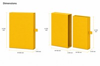 Boîte à tiroir rigide jaune personnalisée avec pelliculage mat, emballage cadeau haut de gamme pour bijoux, cosmétiques et soins de la peau, OEM, MOQ 1 pièce, directement de l'usine