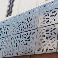 Panneau de cloisonnement moderne en aluminium CNC évidé pour villa, hôtel, revêtement mural, écologique, étanche, séparateur de pièce
