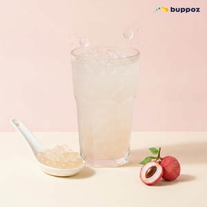 Perles instantanée litchi popping boba, livraison gratuite, perles pour Taiwan - Product Image 6