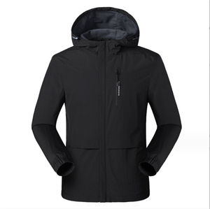 Benutzer definiertes Logo Frühling Herbst Outdoor Sturm jacke Herren Dünne Freizeit jacke Atmungsaktive wind dichte Regen jacke Bergsteiger kleidung - Product Image 3