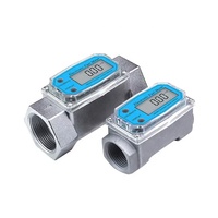 Mini débitmètre à turbine électronique de 1 pouce débitmètre d'essence de carburant diesel numérique