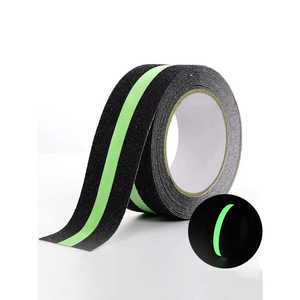 Tira Antideslizante de Advertencia sin Marca, Material Compuesto PETPVC, Superficie Luminosa Esmerilada, Adhesivo Antideslizante para Escaleras y Rampas - Product Image 2