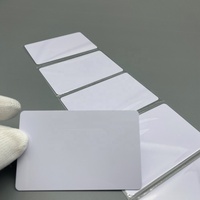 Bedruckte Luxus-Chipkarten für Unternehmen, Inkjet-NFC-PVC-Karten, weiße Virgin-Kreditkarten, wasserdichte 13,56-MHz-HF-Smartcard für Hotels
