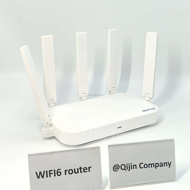 Used E1630 AX3000  Color White Router 2.4&5G Dual Band 4Ge WiFi 6  5*5dbi Antennas
