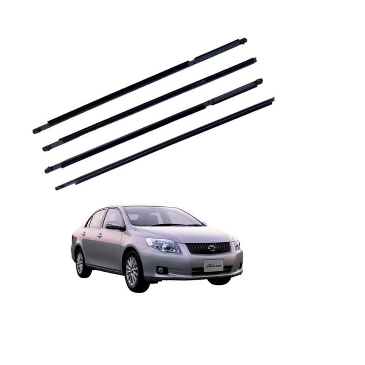 車のドア窓シールトリム シビック 2006 2007 2008 2009 2010 2011 車外装ウィンドウウェザーストリップシー自動車用ウィンドウシール  Compatible With Accord 2008 2009 2010 2011 2012 車の窓シー Compatible With Civic  Sedan 4 Door 2006-2011 車外装窓ウェザー ... 自動車用ウィンドウシール Compatible With Civic Sedan 2001 2002 2003 2004 2005