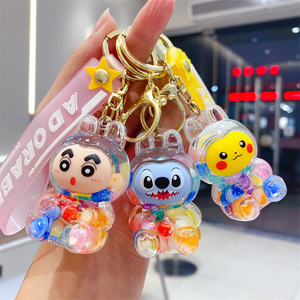 Porte-clés <span class=keywords><strong>3D</strong></span> Mario Yoshi <span class=keywords><strong>en</strong></span> PVC souple, figurine de dessin animé, décoration de sac à dos, pendentif de clé de voiture, cadeau promotionnel tissé, porte-clés <span class=keywords><strong>3D</strong></span> adorable - Product Image 5