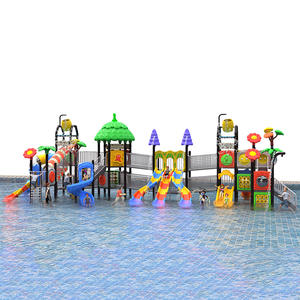 Grande <span class=keywords><strong>piscine</strong></span> extérieure, parc d'attractions, aire de jeux aquatique, <span class=keywords><strong>piscine</strong></span> de plage en plastique, toboggans aquatiques, grande - Product Image 6