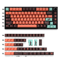 Personality GMK Copper Keycaps Pbt 134 Keys Dye-Sub Cherry Profile Keycap for 61/87/104/108 Mx Switch Mechanical Keyboard