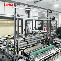 Machine automatique de fabrication de sacs en plastique avec thermoscellage et suivi photoélectrique pour films OPP, PP, PE, CPP, POF, idéale pour les chaussettes et le pain