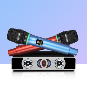 Micro Không Dây Có Thể Sạc Lại UHF 2021 Micro Không Dây Tốt Nhất Dành Cho Karaoke - Product Image 2