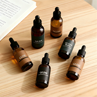 Bouteilles compte-gouttes en verre de différentes couleurs avec étiquette personnalisée, 10 ml, pour savon liquide, huiles essentielles, emballage d'huiles parfumées