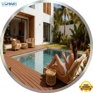 Piscina YOLO de Acero Inoxidable 304/316, Duradera, Desmontable, Fácil Instalación, Diseño Atractivo, Marco <span class=keywords><strong>Rectangular</strong></span>, Impermeable - Product Image 2