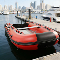 Bote Inflable de PVC Plegable y Estable, Yate Deportivo, Balsa de Asalto IAB para Pesca