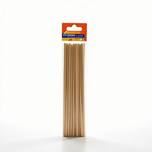 Palo Redondo 4x300mm Wooden Stick For Crafts And Manual Activities 20Pcs - Product Image 1