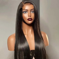 Perruques Lace Front en Cheveux Humains Non Traités, Alignés sur les Cuticules, HD, Colorées, Lisses et Soyeuses, Pré-épilées, Vente en Gros