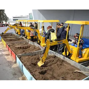 Amusement Park Rides Equipment Outdoor Electric Kids Excavator Digger Rides