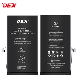 Batería de repuesto interna de teléfono móvil, 2815mAh, para <span class=keywords><strong>iphone</strong></span> <span class=keywords><strong>12</strong></span> <span class=keywords><strong>pro</strong></span> <span class=keywords><strong>gb</strong></span> t18287 2000 <span class=keywords><strong>gb</strong></span> t18287-2000 - Product Image 1