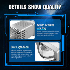 Proyector láser de haz Alto y Bajo para coche, lente de proyector de luz LED de 1,8 pulgadas, 12V, 20000LM, 6500K, 110W, 70W, 10W, LP15, <span class=keywords><strong>precio</strong></span> más bajo - Product Image 6