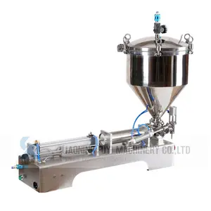 Thick paste/sauce crystal mud filling machine with pressure