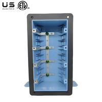 Boîte de distribution électrique SLH-4 sans métal, 4 modules, étanche IP67/IP65, en plastique ABS, avec joint en PVC