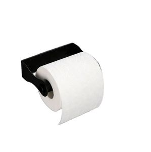 WEKIS Custom Modern Stainless Steel Toilet Paper Holder with Shelf Waterproof Wall-Mounted for Bathroom and Gym Use - Product Image 1