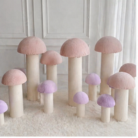 Décoration personnalisée de champignons géants pastel, accessoire de champignon fantaisie surdimensionné pour mariage, fête, vitrine de centre commercial