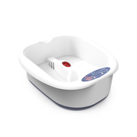 Appareil de massage des pieds électrique chauffant avec fonction Shiatsu, bain de bulles et bassin de trempage, 3 vitesses réglables pour une relaxation et une santé optimales