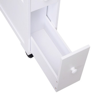 DB White <b>Bathroom</b> Side <b>Storage</b> Cabinet Practical <b>Bathroom</b> <b>Shelves</b> - Product Image 3