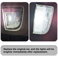 Lampe LED Festoon C5W 3030 6SMD double extrémité 12V 6000K blanche étanche pour intérieur de voiture, plafonnier de lecture 3W 360lm à économie d'énergie