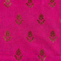 Tissu en coton vert émeraude avec motif de feuillage brodé, soie tissée de poids moyen pour foulards, châles et textiles de maison pour femmes