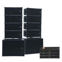 Système de sonorisation professionnel DBK double 12 pouces Line Array, ensemble complet LS212A+SW218, enceintes audio PA avec subwoofer pour église