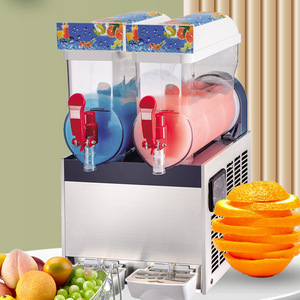 Nouvelle machine à slush commerciale Feter 15L, haute efficacité 350W 220V, matériau ABS de qualité alimentaire, écologique, garantie 1 an pour café - Product Image 2