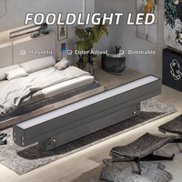 Spot LED magnétique linéaire 48V en aluminium, moderne et dimmable, pour chambre, villa, hôtel