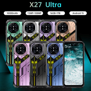 Runck X27 Ultra ปี 2026 รุ่น 8G+128G ระบบปฏิบัติการ Android 14 หน้าจอ 6.8 นิ้ว พร้อมระบบจดจำภาพ AI หน้าจอแบบเจาะรู โทรศัพท์ 5G รุ่นล่าสุดทั่วโลก แบตเตอรี่ 10000mAh - Product Image 2