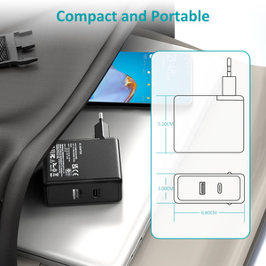 Chargeur USB-C A+C au prix d'usine, adaptateur secteur universel à charge rapide PD, chargeur de voyage, véritable chargeur USB Type C 65W - Product Image 6