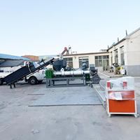 Granulateur de recyclage de déchets plastiques PP/PE/ABS/LDPE/HDPE/PC/EVA/PPR à vis simple, contrôlé par PLC et entraîné par moteur