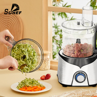 Robot de cuisine professionnel Silver Crest 1000W, mixeur, presse-agrumes, bol en plastique de 2,5 L, électrique, pour hacher, cuisiner, vente directe d'usine