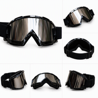 Lunettes de protection anti-buée polarisées ANSI Z87 UV400 avec lentilles en PC pour adultes, idéales pour le motocross, la moto, le surf et les sports de terre.