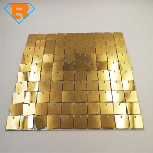 Panel de Pared de Lentejuelas Cuadradas 3D Brillantes Activado por Aire para Fondo de Bodas, Eventos, Festivales y Decoración de Letreros - Product Image 6