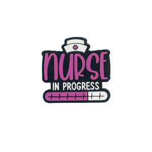 Perles de dentition perforées en silicone pour bébé, perles de dentition pour infirmière anglaise, cadeaux promotionnels - Product Image 3