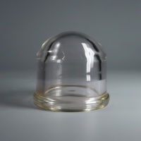 Dôme en verre d'aéroport ; Lentille en verre pour dôme ; Lentille en verre personnalisée ; Dôme en verre pour hélicoptère ; Verre anti-obstruction lumineuse ; Verre pour éclairage d'hélicoptère