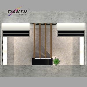 10 x20 מודולרי קריסת אלומיניום מותאם אישית תצוגה תצוגה רששימושית בתא תצוגה עם מדפים - Product Image 3