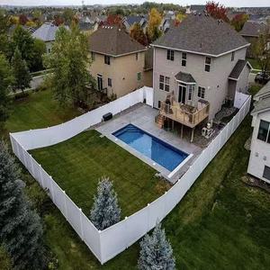 سياج بلاستيكي أبيض عالي الجودة من البي في سي وأعمدة بالجملة، ألواح سياج فينيل للخصوصية بطول 6 أقدام، سياج خارجي للحدائق - Product Image 4