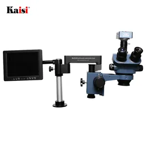 Kaisi 37050 MRS Microscope trinoculaire 360 degrés support pliant 4K caméra outil de réparation de téléphone